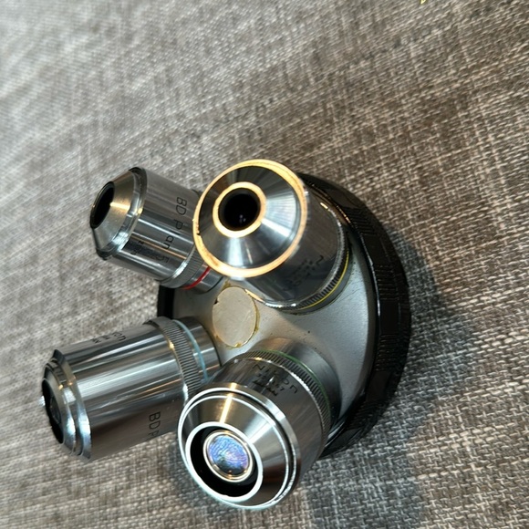 Nikon Optiphot Nosepiece with 4 BF objectives - Picture 4 of 12